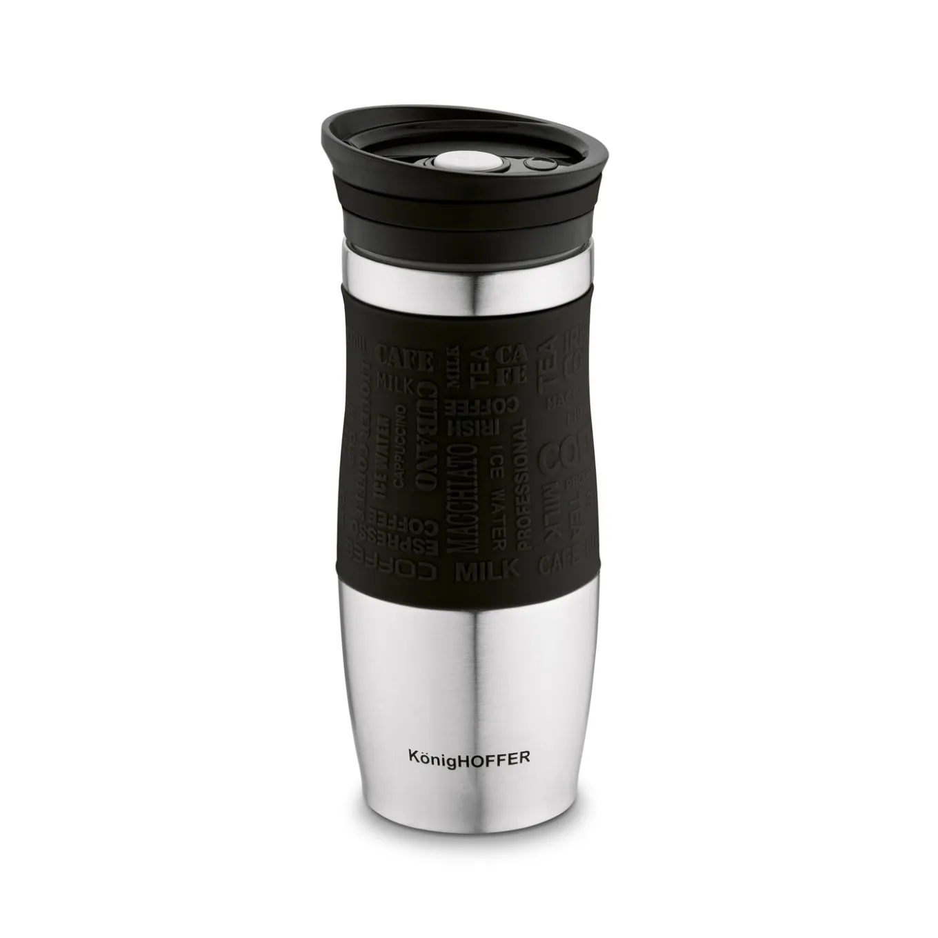 Kubek termiczny Konighoffer Loara 400 ml czarny