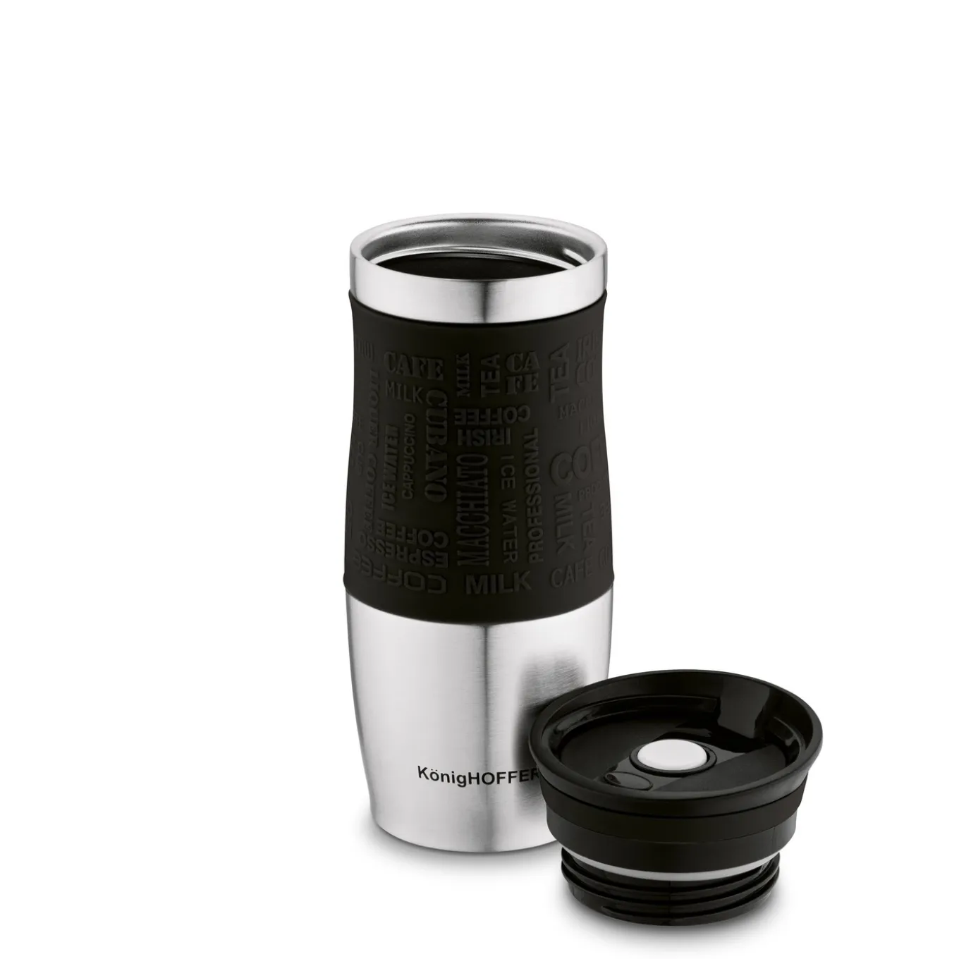 Kubek termiczny Konighoffer Loara 400 ml czarny