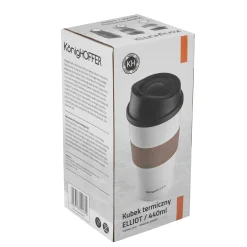 Kubek termiczny Konighoffer Elliot 440 ml biały