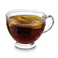 Kubki szklane filiżanki Tadar Laura 400 ml 6 sztuk
