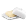 Maselniczka ceramiczna z pokrywką Tadar 16 x 13 x 8,5 cm biała