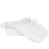 Maselniczka porcelanowa z pokrywką Lubiana Magnolia 16,8 x 12,3 x 8,8 cm