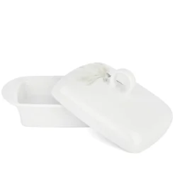 Maselniczka porcelanowa z pokrywką Lubiana Magnolia 16,8 x 12,3 x 8,8 cm