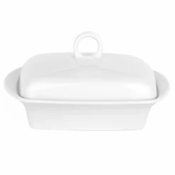 Maselniczka porcelanowa z pokrywką Lubiana 12,3 x 16,8 x 8,8 cm