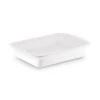 Maselniczka porcelanowa z pokrywką Tadar Ceramic 16,5 x 12 cm biała