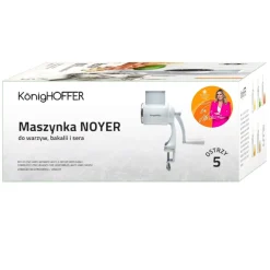 Maszynka krajalnica do warzyw sera i bakalii Konighoffer Noyer 5 ostrzy