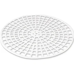 Mata do zlewu okrągła Hega 34 cm biała