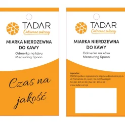 Miarka do kawy Tadar nierdzewna srebrna