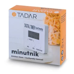 Minutnik kuchenny elektroniczny Tadar Simple biały
