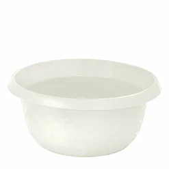 Miska plastikowa okrągła Branq Cotton 8 l biała