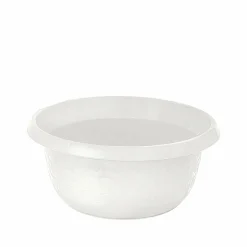 Miska plastikowa okrągła Branq Cotton 5 l biała