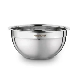 Miski nierdzewne z pokrywkami Konighoffer 16 cm 20 cm 24 cm satyna