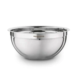 Miski nierdzewne z pokrywkami Konighoffer 16 cm 20 cm 24 cm satyna