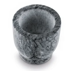 Moździerz kuchenny z tłuczkiem Tadar 10,5 x 10,5 cm marmurowy czarny