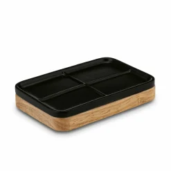 Mydelniczka Tadar Wood 12 x 8 x 2 cm czarna