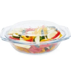 Naczynie żaroodporne owalne z pokrywą Termisil Grill&Drop 2,9 l