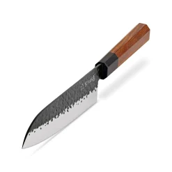 Nóż Santoku ręcznie robiony z twardej stali Starke Pro Toshiro 18 cm
