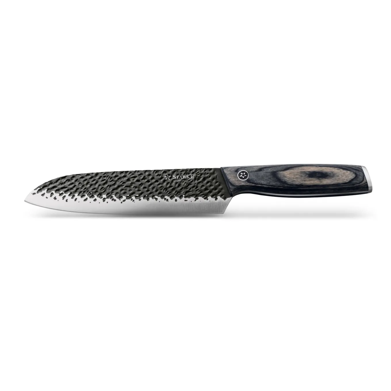 Nóż Santoku z twardej stali Starke Pro Hitoshi 17,5 cm