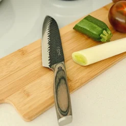 Nóż Santoku z twardej stali Starke Pro Hitoshi 17,5 cm