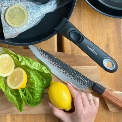 Nóż szefa kuchni ręcznie robiony z twardej stali Starke Pro Toshiro 20 cm