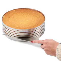 Obręcz do cięcia biszkoptu regulowana Tadar 24-26 cm