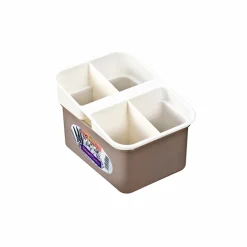 Ociekacz na sztućce 4-komorowy Great Plastic mix kolorów