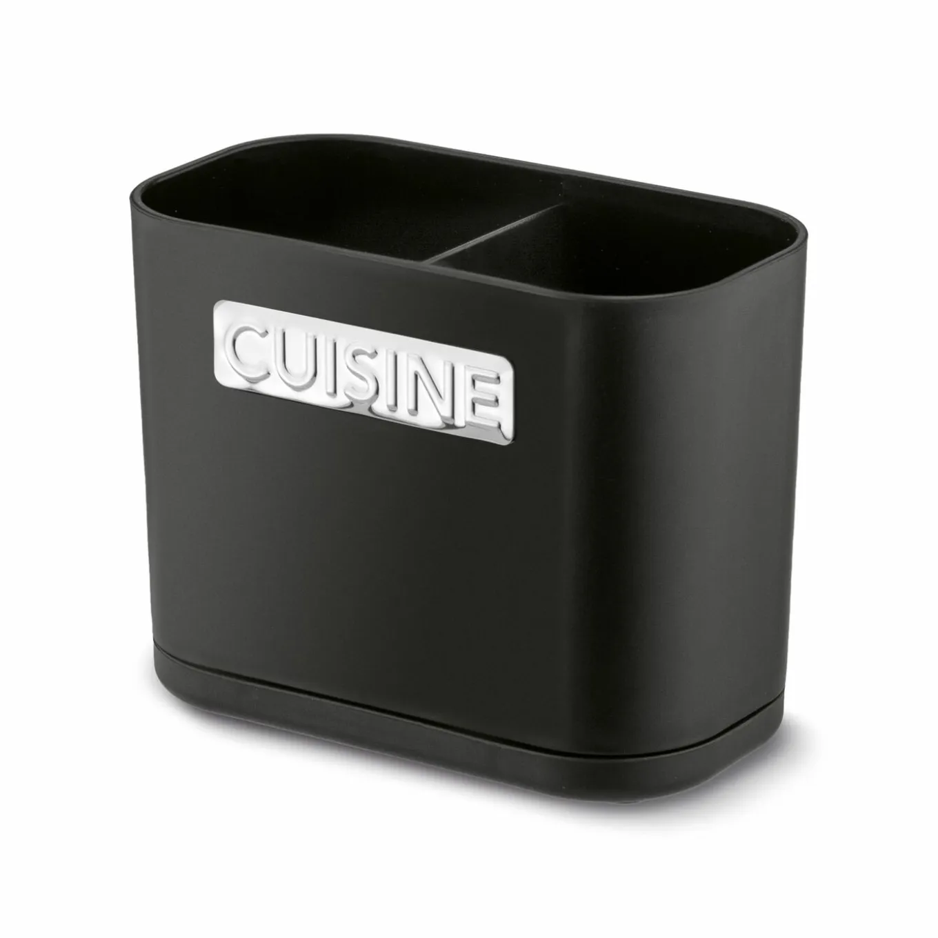 Ociekacz na sztućce Tadar Cuisine 13,5 x 7,5 x 10,8 cm czarny