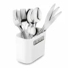 Ociekacz na sztućce Tadar Cuisine 13,5 x 7,5 x 10,8 cm biały