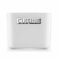 Ociekacz na sztućce Tadar Cuisine 13,5 x 7,5 x 10,8 cm biały