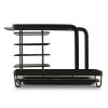 Organizer do zlewu druciany Tadar Trendy 23,5 x 13,5 x 15 cm czarny