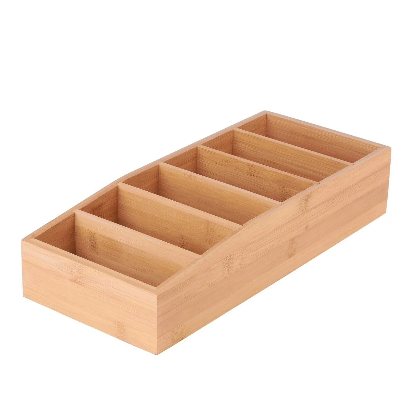 Organizer na przyprawy bambusowy Konighoffer 6 przegródek 15 x 35 x 7 cm