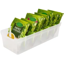 Organizer na przyprawy Primpol 30 x 13,4 x 8 cm transparentny