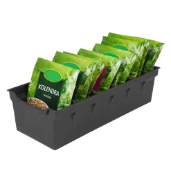 Organizer na przyprawy Primpol 30 x 13,4 x 8 cm czarny