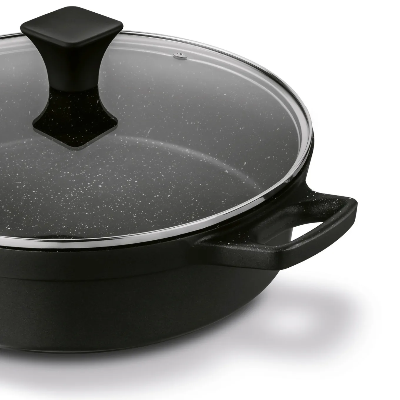 Patelnia aluminiowa na indukcję krótkie uchwyty Konighoffer Vitello 32 cm