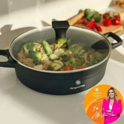 Patelnia aluminiowa na indukcję krótkie uchwyty Konighoffer Vitello 28 cm