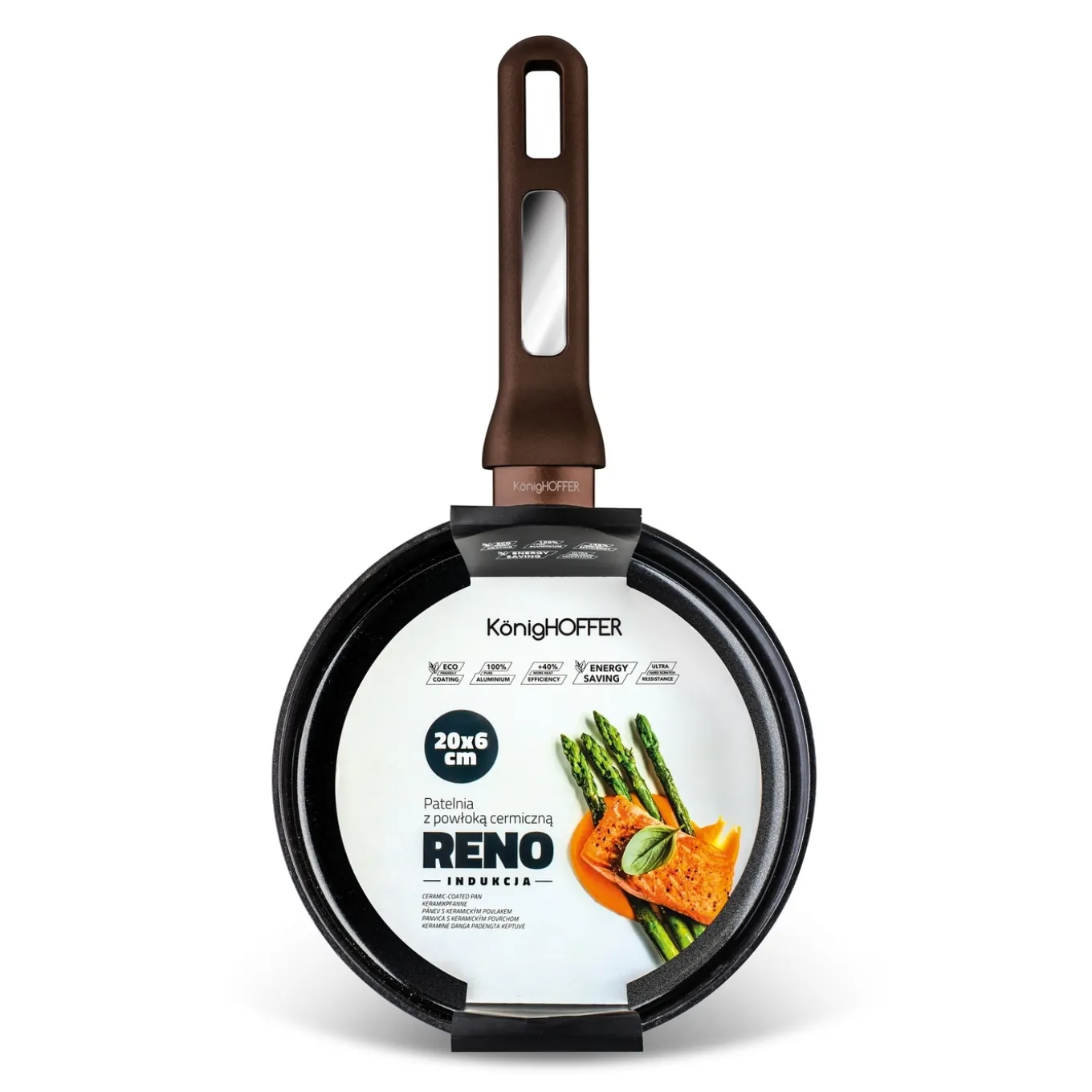 Patelnia ceramiczna na indukcję Konighoffer Reno 20 cm