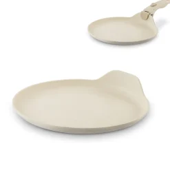 Patelnia do naleśników indukcyjna Starke Pro Compacti Cream 26 cm z odpinanym uchwytem