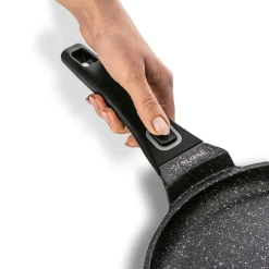 Patelnia do naleśników marmurowa na indukcję Starke Pro Svart Marble 24 cm