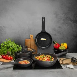 Patelnia do naleśników na indukcję Starke Pro Taylor Marble 25 cm