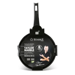 Patelnia do naleśników na indukcję Starke Pro Taylor Marble 28 cm