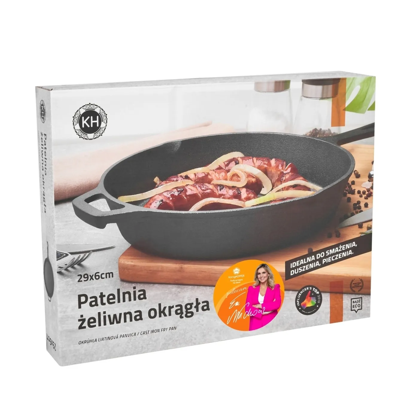 Patelnia żeliwna Konighoffer 29 cm