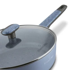 Patelnia głęboka na indukcję non stick z pokrywką Starke Pro Double 28 cm