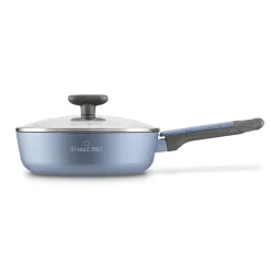 Patelnia głęboka na indukcję non stick z pokrywką Starke Pro Double 24 cm