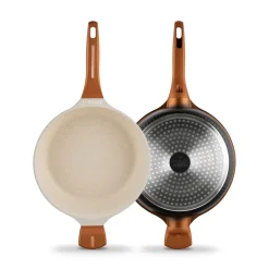 Patelnia głęboka na indukcję Starke Pro Texture Copper 28 x 8 cm