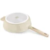 Patelnia głęboka na indukcję z pokrywką Starke Pro Starlet Beige 28 x 8 cm