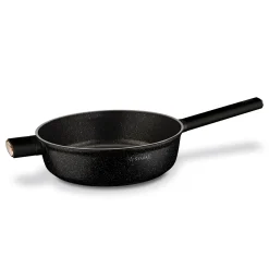 Patelnia głęboka na indukcję z pokrywką Starke Pro Starlet Black 28 x 8 cm