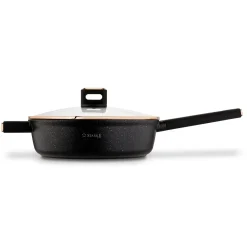 Patelnia głęboka na indukcję z pokrywką Starke Pro Starlet Black 28 x 8 cm