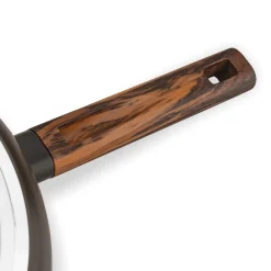 Patelnia głęboka na indukcję z pokrywką Starke Pro Starlet Brown 28 x 8 cm