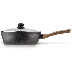Patelnia granitowa głęboka KonigHOFFER Pescado z pokrywką 28 cm