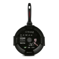 Patelnia granitowa głęboka na indukcję Starke Pro Piccante 28 cm